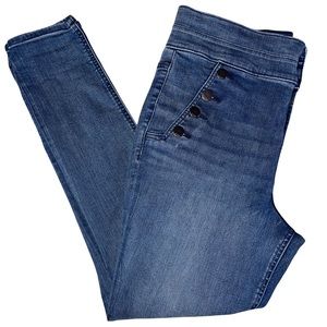 Express Women's High Rise Jeans - Blue